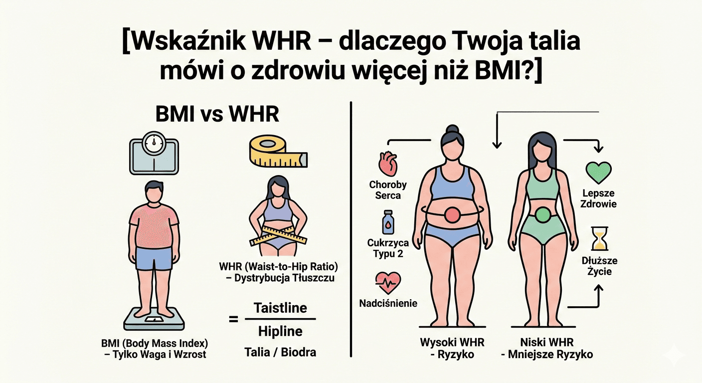 Wskaźnik WHR – dlaczego Twoja talia mówi o zdrowiu więcej niż BMI?